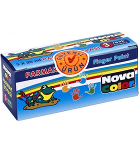 Nova Color Parmak Boyası 3Lü Takım 25Cc