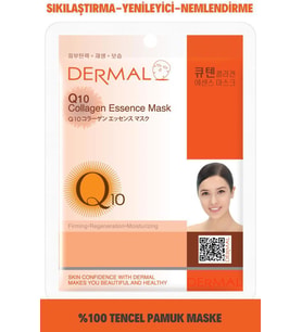 DERMAL Sıkılaştırıcı, Nemlendirici, Yenileyici Q10 Kolajen Maske 23 GR