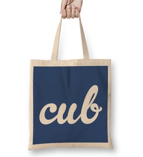 Cub Slogan Bez Çanta Uzun Saplı