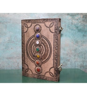 Taşlı Deri Defter