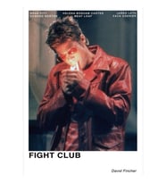 Fight Club Tablo Ahşap Poster Dekoratif