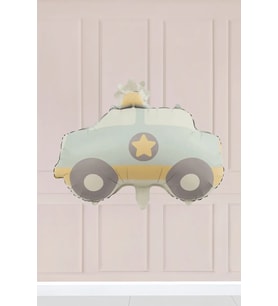 Retro Polis Arabası Folyo Balon