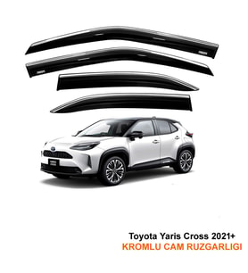 Toyota Yaris Cross Kromlu Cam Rüzgarlığı Niken 2021 Sonrası