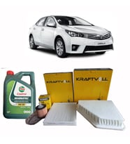 2012-2018 TOYOTA COROLLA DİZEL D-4D PERİYODİK BAKIM SETİ MGNATEC 5W30 + 1.KALİTE FİLTRELERLE