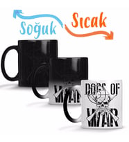 Dogs Of War Sihirli Kupa Bardak Porselen