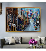 Altın Çerçeveli dekoratif tablo a851 (Gold)