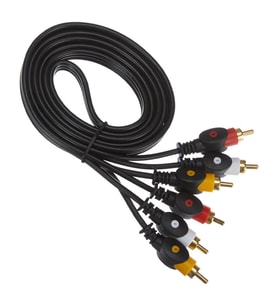 PowerMaster PM-11047 3 RCA TOS 3 Metre Kablo Video Audio Stereo Ses
