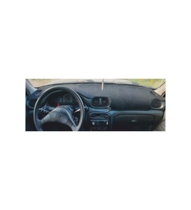 2000-2003 Modellerine Uygun Hyundai Accent Torpido Koruma Halısı Kenar Renk Siyah