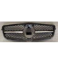 Mercedes W204 C63 Amg Ön Panjur Izgara Seti Siyah Gri 2008 - 2014 Arası Uyumlu