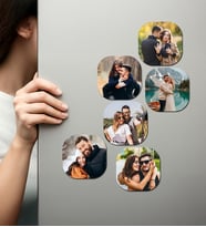 Kişiye Özel Ahşap Fotoğraflı UV Baskılı Magnet