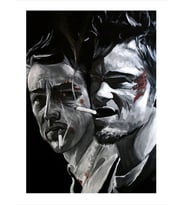 Fight Club Hediyelik Ahşap Tablo