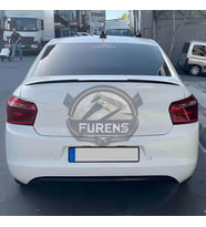 Citroen C-Elysee Bagaj Üstü Yarasa Spoiler Bagaj Çıtası Pianoblack 2012-2023 arası