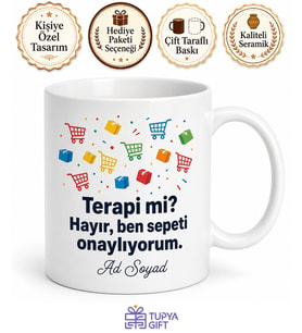 Canı Sıkıldıkça Çevrimiçi Alışveriş Yapanlara Sepeti Onayla Kupa Hediye