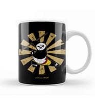 Kung Fu Panda Retro Japanese Kupa Bardak Porselen