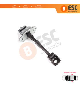 Skoda Octavia MK2 A5 1Z3 1Z5 2004-2013 1Z0839249D İçin Arka Sağ veya Sol Kapı Gergisi