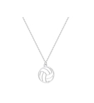 Voleybol Topu Gümüş Kolye (Gümüş)