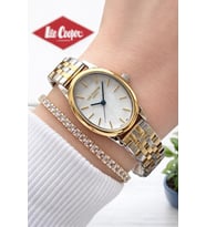 Lee Cooper Küçük Kasa Vintage Özel Tasarım 2 Yıl Garantili 3 Atm Kadın Kol Saati+Bileklik 08319.220S