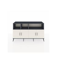 Kronos Konsol 6 Raflı 4 Kapaklı 176x59x99 Antrasit-Aytaşı/Antrasit