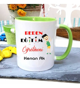 Beden Öğretmenine Özel Öğretmenler Günü Hediyesi Kişiye Özel Kupa Bardak