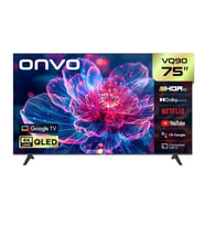 Onvo 75VQ90F3UB 75" 190 Ekran 4K Ultra HD Google Smart QLED TV