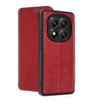 Xiaomi Redmi Note 14 Pro 5g Kılıf Flip Cover - Kırmızı