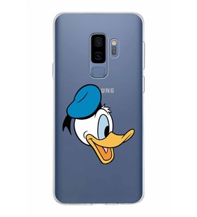 Samsung Galaxy S9 Plus Kapak Donald Duck Tasarımlı Şeffaf Silikon Kılıf