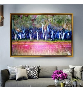 Altın Çerçeveli dekoratif tablo a1110 (Gold)