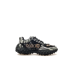 Kadın Taş Detaylı Sneaker Günlük Ayakkabı 25y 25y338 Z Bej (Siyah)