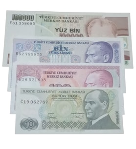6. 7. Emisyon Koleksiyon Kağıt Paralar. Koleksiyon Başlangıç Setleri.