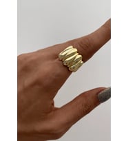 Yeni Sezon Twist Luxe Tasarım Ayarlanabilir Kadın Yüzük