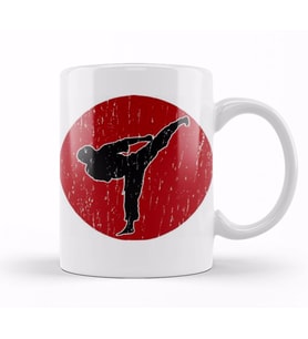 Karate Kupa Bardak Porselen