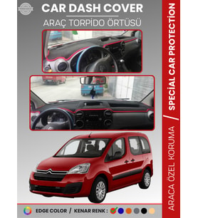 CITROEN BERLİNGO (2008-2017) Torpido Örtüsü Ön Göğüs Torpido Koruma Çatlamayı Engeller Tam Uyum