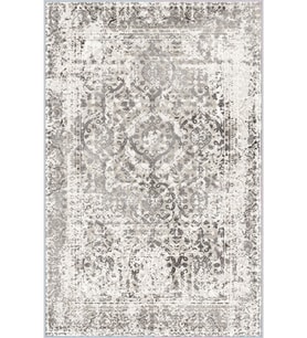 Eliana Home Baskılı, Yıkanabilir Kaymaz Taban Salon Halısı LNA1347-HT340 100x150 cm (Gri)