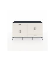 Hyperion Konsol 5 Raflı 2 Çekmeceli 4 Kapaklı 176x44x99 Antrasit-Aytaşı