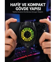 Telefon ve Tablet Uyumlu Manyetik Mobil Soğutucu Fan