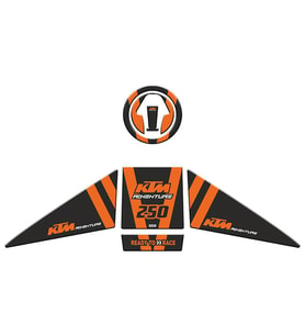 Skm Ktm 250 Adventure 2019 - 2022 Uyumlu Tank Pad Set 003