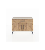 Arges Şifonyer Tek Raflı Tek Çekmeceli 2 Kapaklı 88x30x64 Aytaşı-Çam