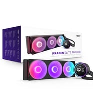 NZXT 360MM LCD KRAKEN ELITE 360 RGB v2 RL-KR36E-B2 AM5-1851p Sıvı Soğutmalı İşlemci Fanı