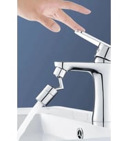 NEWBRENDHOME 3 ADET 720 Derece Dönebilen 4 Filtreli Musluk Başlığı Evrensel Fonksiyonlu Tasarruflu Mutfak Lavabo Başlığı