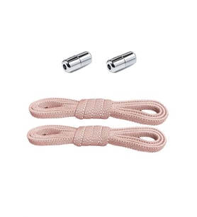 Ayarlanabilir 1 Çift Pudra Vidalı Kapsül Uçlu 6 MM Lastik Pratik Bağcık