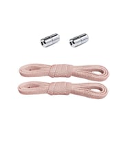 Ayarlanabilir 1 Çift Pudra Vidalı Kapsül Uçlu 6 MM Lastik Pratik Bağcık
