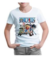 One Piece 2 Beyaz Çocuk Tshirt