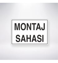 Montaj Sahası 21x28 Arkası Yapışkanlı Levha