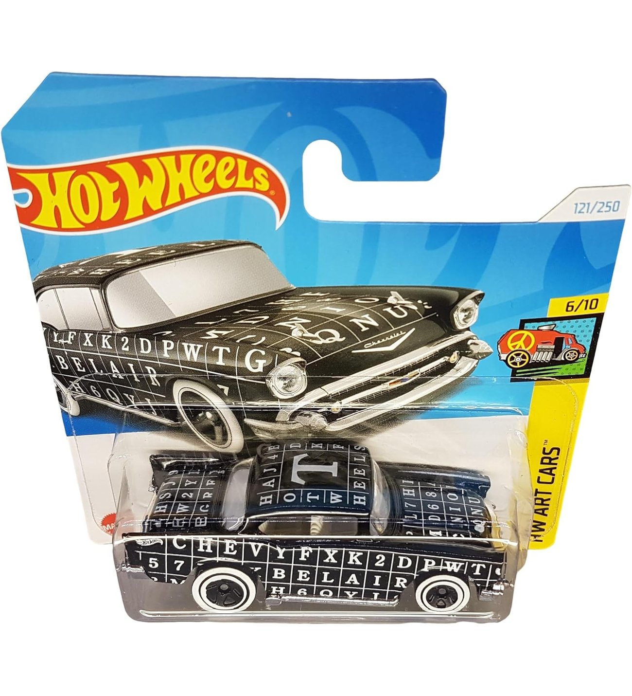 Hot Wheels - ´57 Chevy - Hw Art Cars 6/10 - Htb75 - Short Card