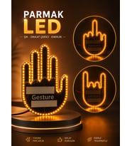 PARMAK LED AMBER RENKLİ IŞIK