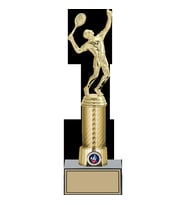 ODAK KUPA - Figürlü Kupalar - Tenis Erkek Figürlü Kupalar FG-008 C - 30 cm
