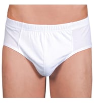 Sedef Yıldızı Erkek Büyük Beden Penye Slip Külot Beyaz 7 No 1005