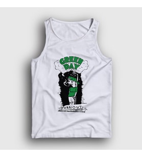 Presmono Unisex Beyaz Burnout Green Day Atlet 395787tt