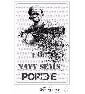 Popeye Fuzileiro Naval Puzzle 240 Parça Yapboz