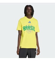 adidas JZ8923 BRA OLP TEE Erkek FIFA Dünya Kupası 26™ Brezilya Tişörtü